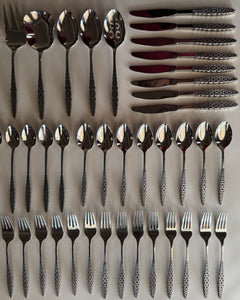 56 pc vintage mid century Lyon tableware set