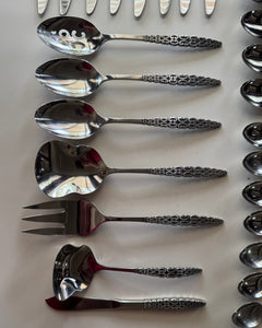 56 pc vintage mid century Lyon tableware set