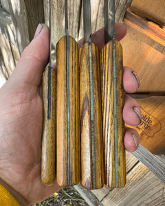 Forgecraft 4 Knife Set with Hangin Rack