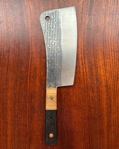 Rehandled Vintage Forgecraft Carbon Steel Small Cleaver