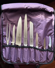20 piece Mercer “Genesis” knife set with knife bag