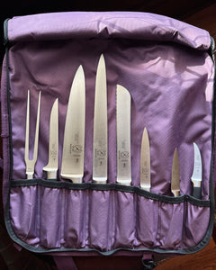 20 piece Mercer “Genesis” knife set with knife bag