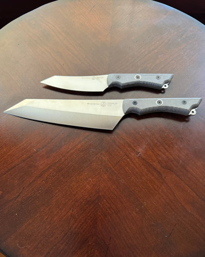 2 piece Messermeister “Overland Chef” knife bundle- 50% off
