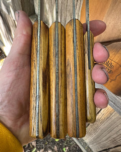 Forgecraft 4 Knife Set with Hangin Rack