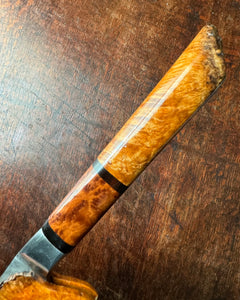 Loon Knifeworks 198mm live edge gyuto and saya