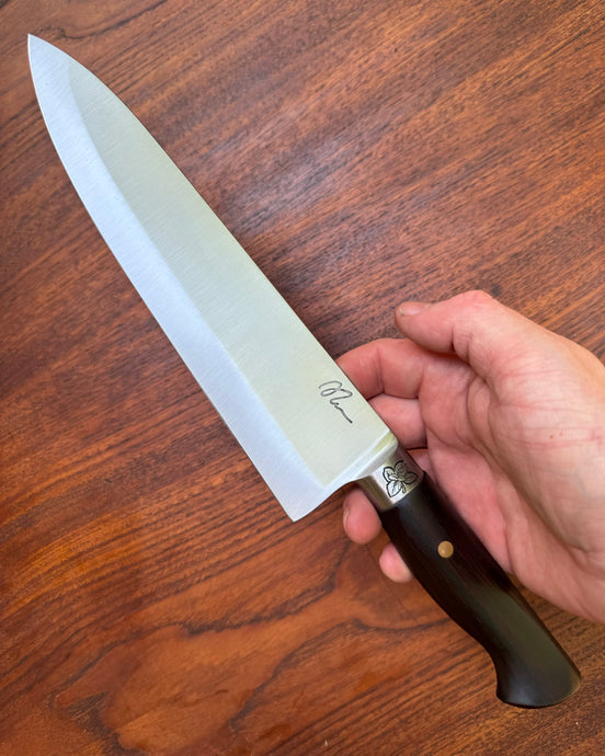 Andrew Meers integral s-grind chef’s knife