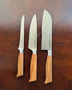 3 piece Messermeister “Oliva Elite” bundle- 55% off