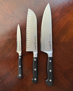 3 piece Messermeister “Meridian Elite” bundle- 50% off