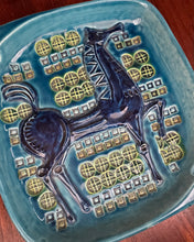Bitossi “Rimini Blue” Horse Ashtray