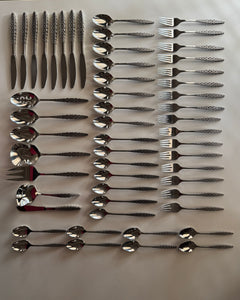 56 pc vintage mid century Lyon tableware set
