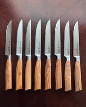 Messermeister Oliva stainless 8 piece steak knife set- 50% off