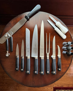 20 piece Mercer “Genesis” knife set with knife bag