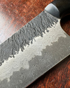 Pie Cutlery 230mm gyuto with Salem Straub double Damascus