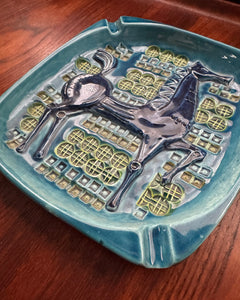 Bitossi “Rimini Blue” Horse Ashtray