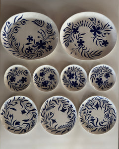 Maren and Laura Porcelain Floral Dinnerware/Buffet Set- 51% off