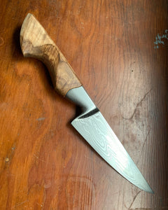 Charlie Ellis integral damascus petty