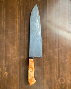Jamison Chopp 230 damascus clad gyuto